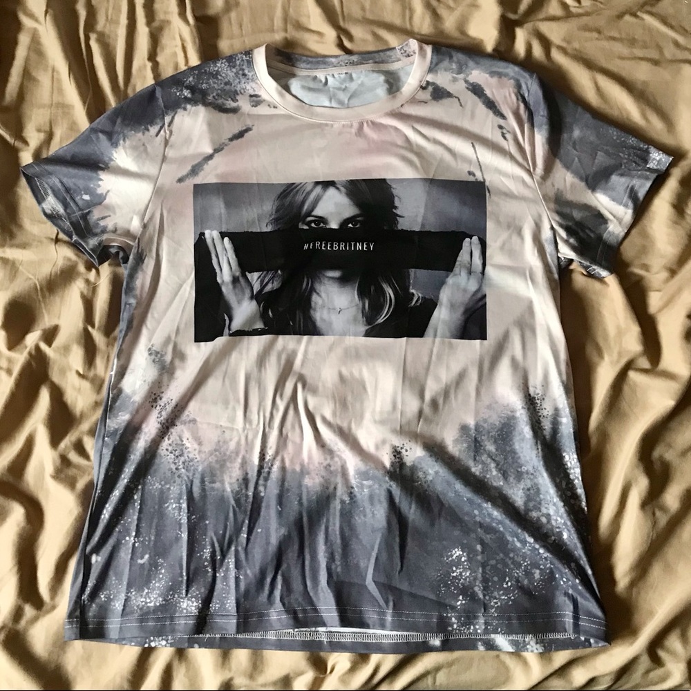 Free Britney Spears Tie Dye Tee
